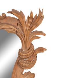 A Pair of Italian Carved Two-Light Girandole Mirrors
