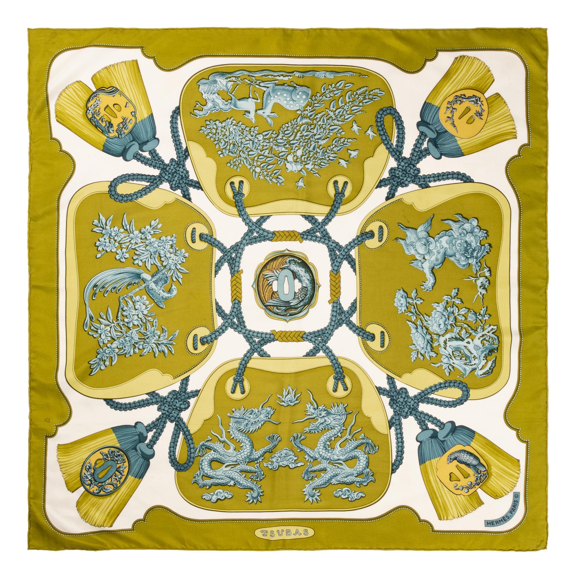 Three Hermès Scarves