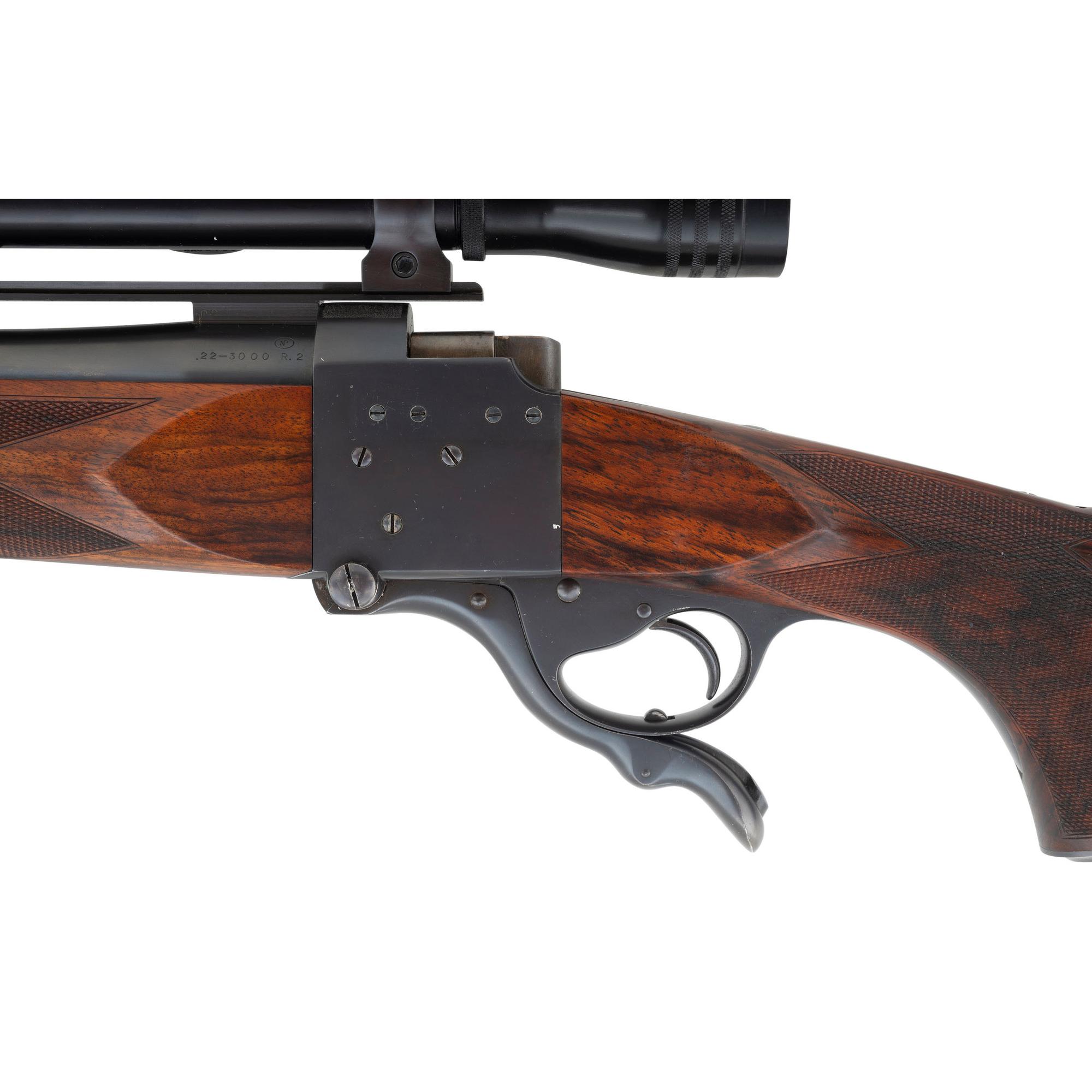 **Niedner Rifle Corp. Farquharson Rifle in .22-3000 R2 with Redfield Scope