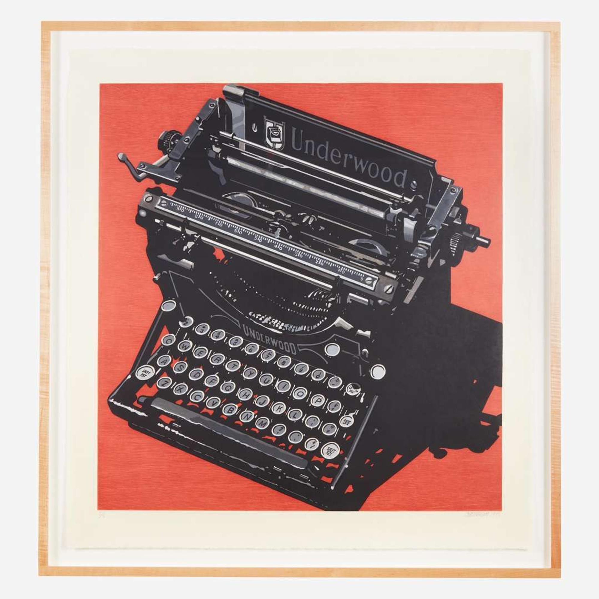 Robert Cottingham (American, b. 1935) Underwood