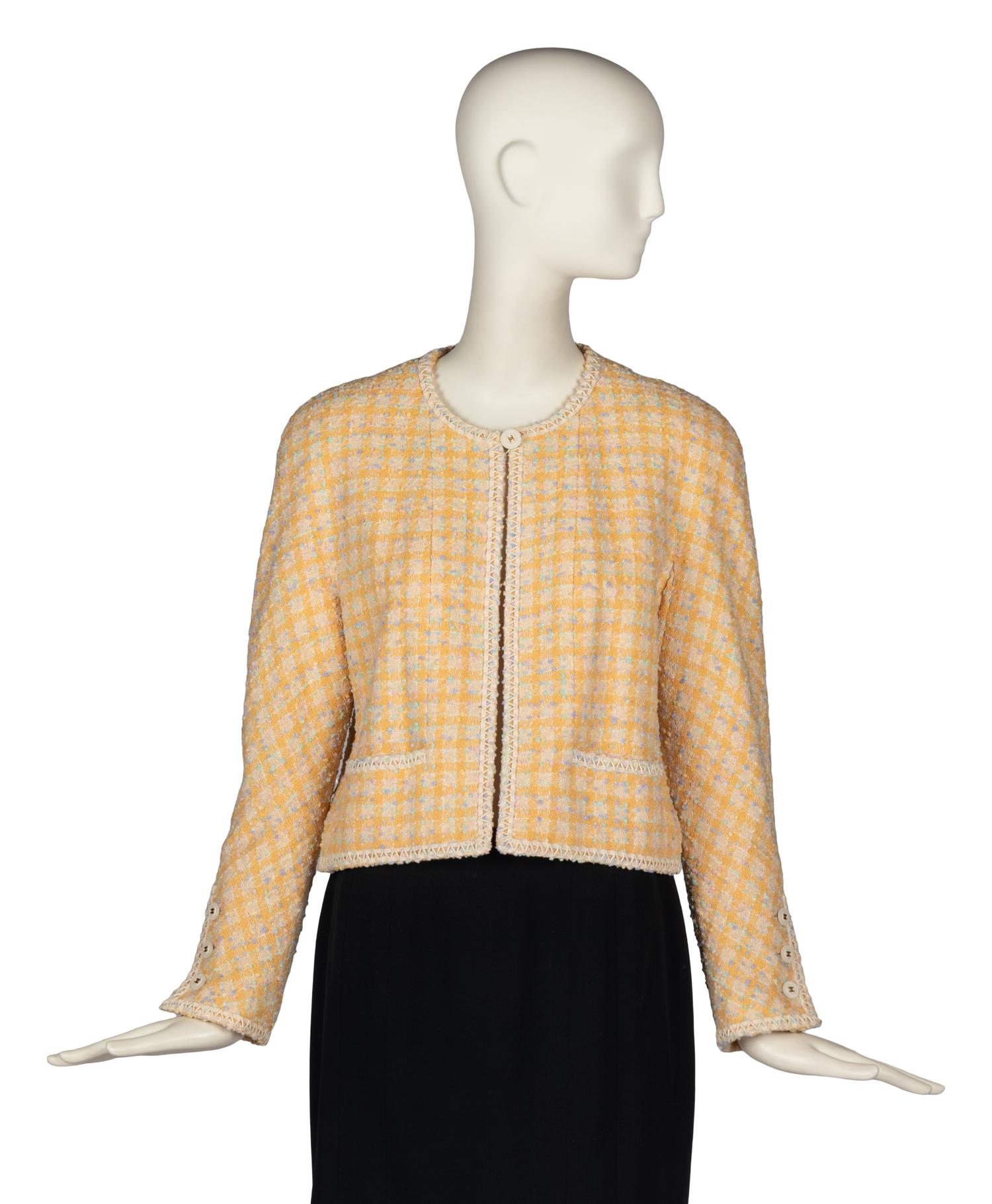Chanel Pastel Tweed Jacket