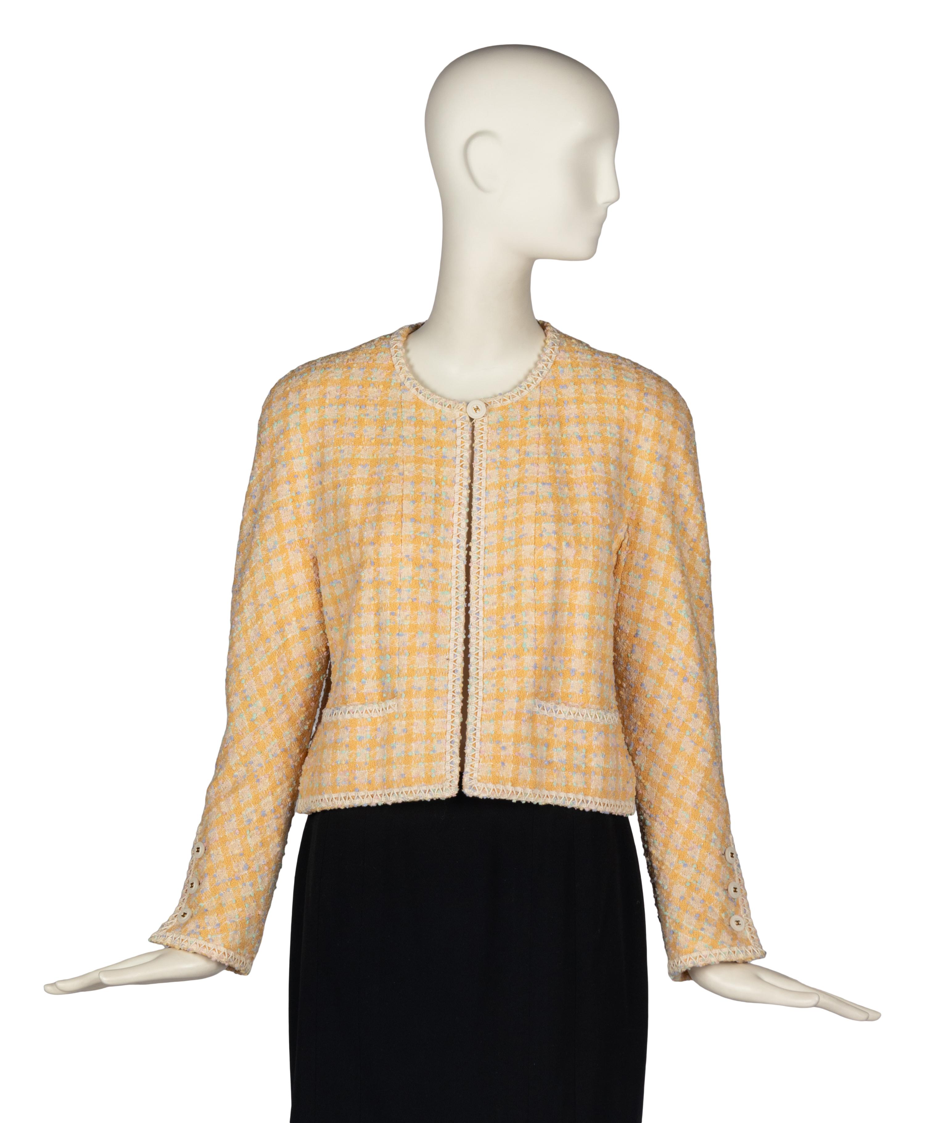 Chanel Pastel Tweed Jacket