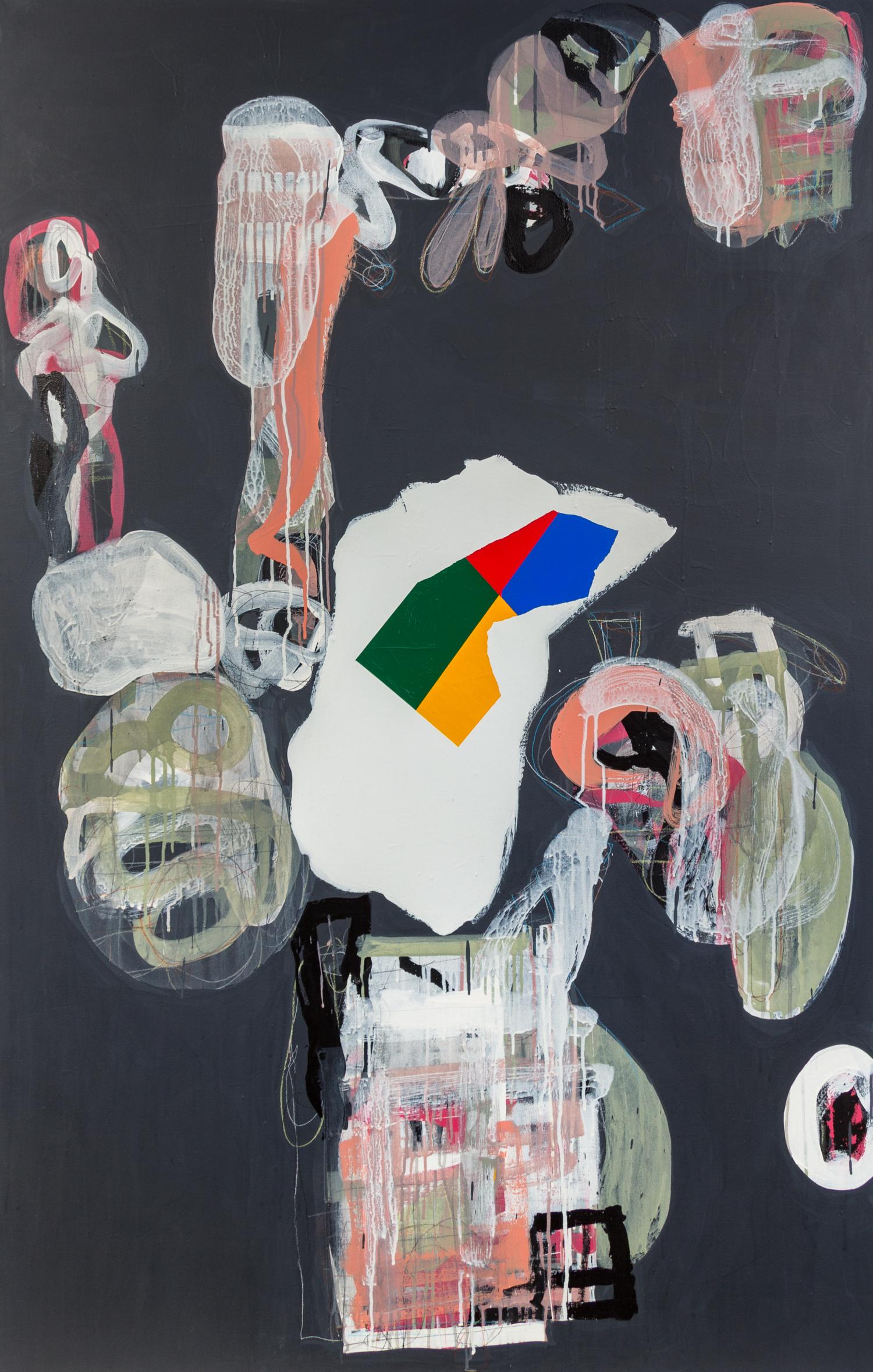 Peter Plagens, (American, b. 1941), Learning of the Tragic News, 1996