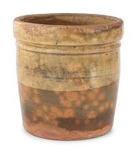 Four Galena Glaze Redware Vessels