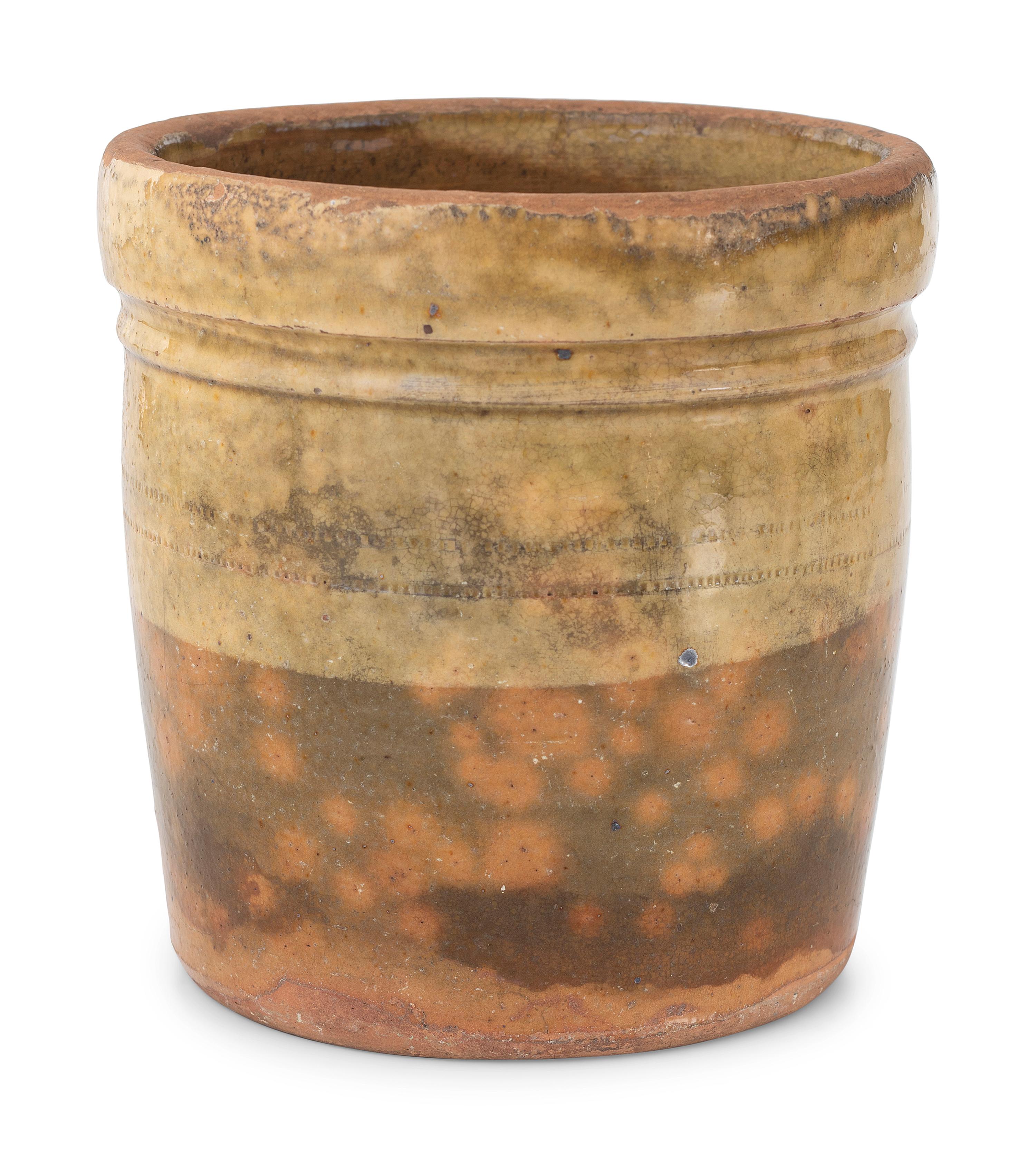 Four Galena Glaze Redware Vessels