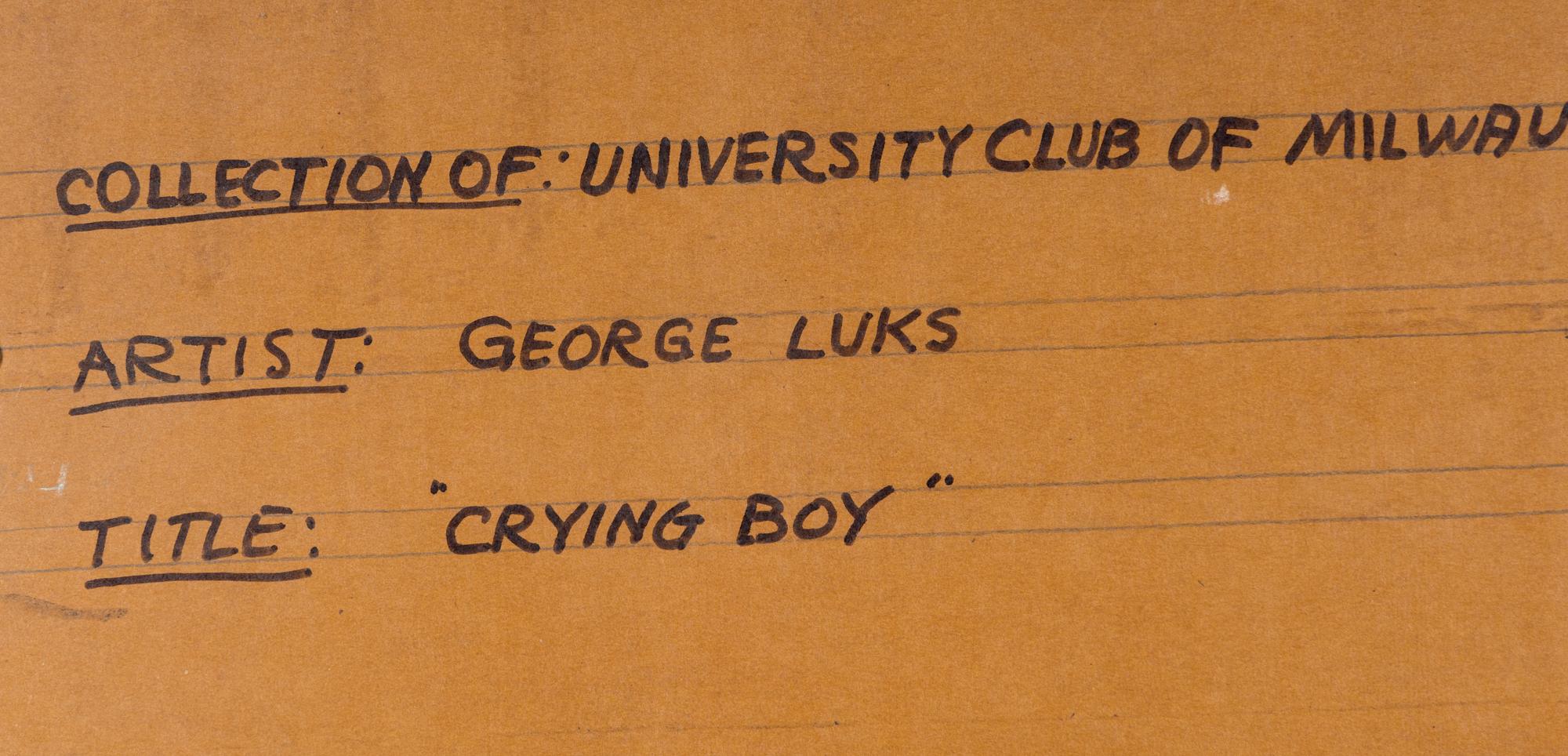 Crying Boy