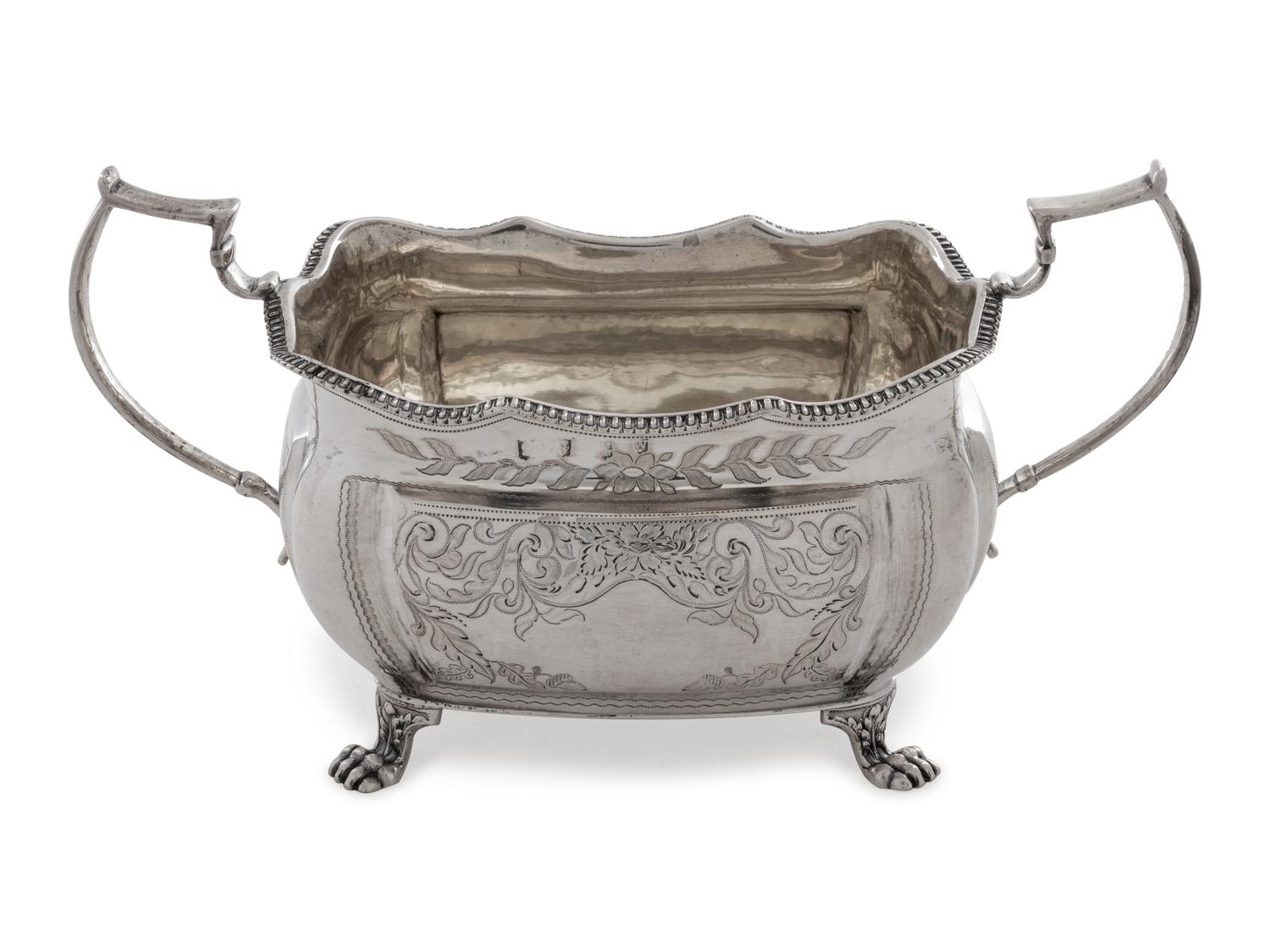 An Irish George III Silver Sugar Bowl