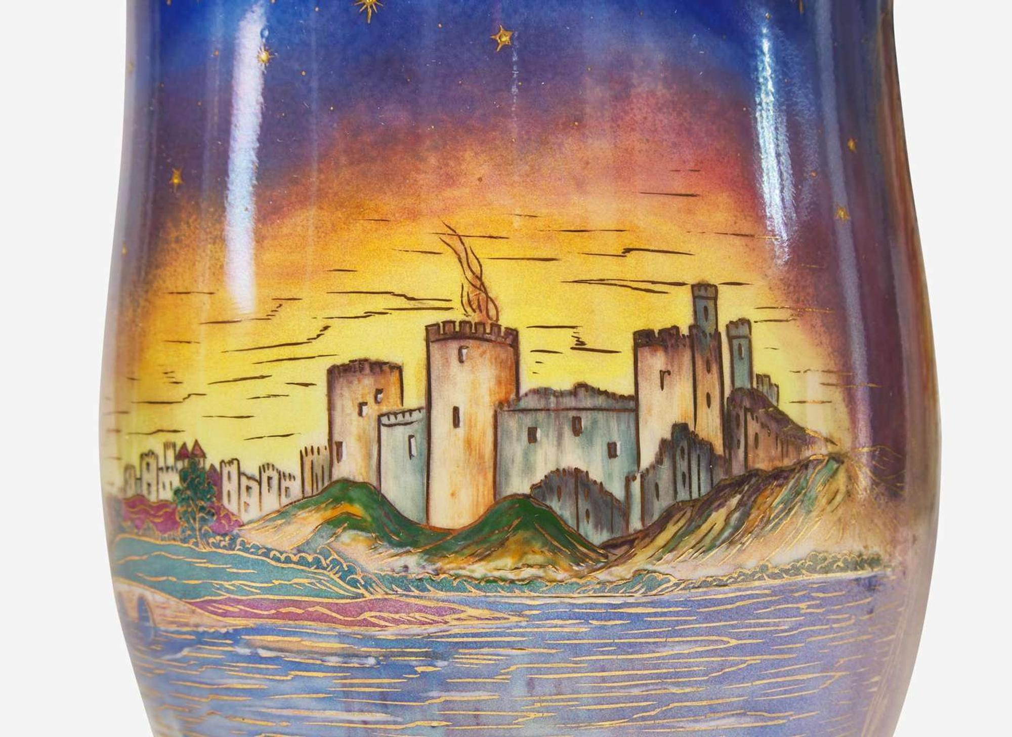 A Unique Contemporary Wedgwood Fairyland Lustre Vase, UK, circa 2000