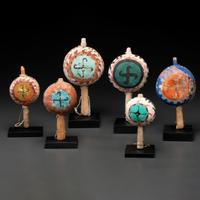 Group of Pueblo Polychrome Rattles, From the Collection of Dick Jemison, Alabama