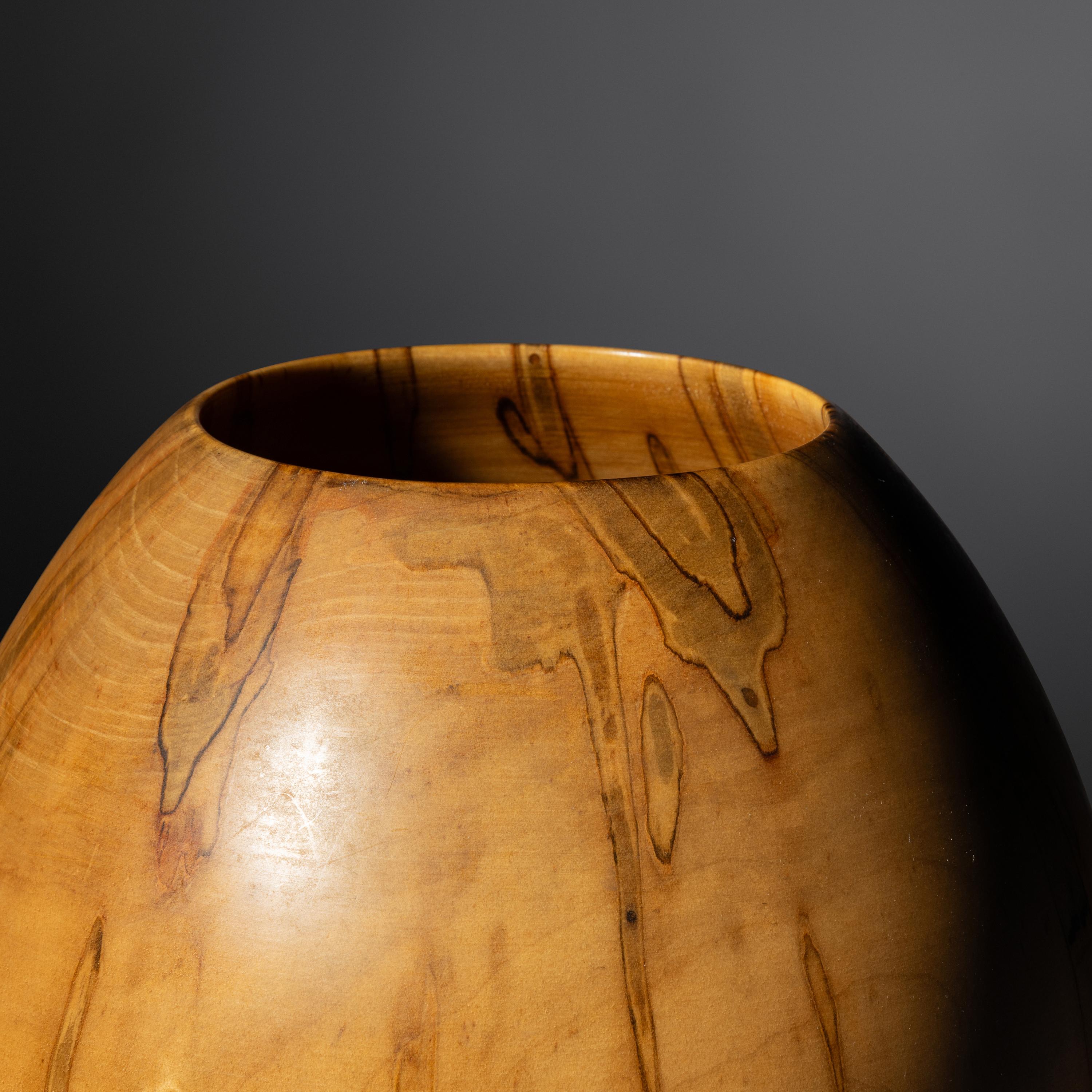 Red Leopard Maple vessel, 1990