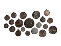 [EXONUMIA] Twenty Silvered-Metal Medallions of French Interest