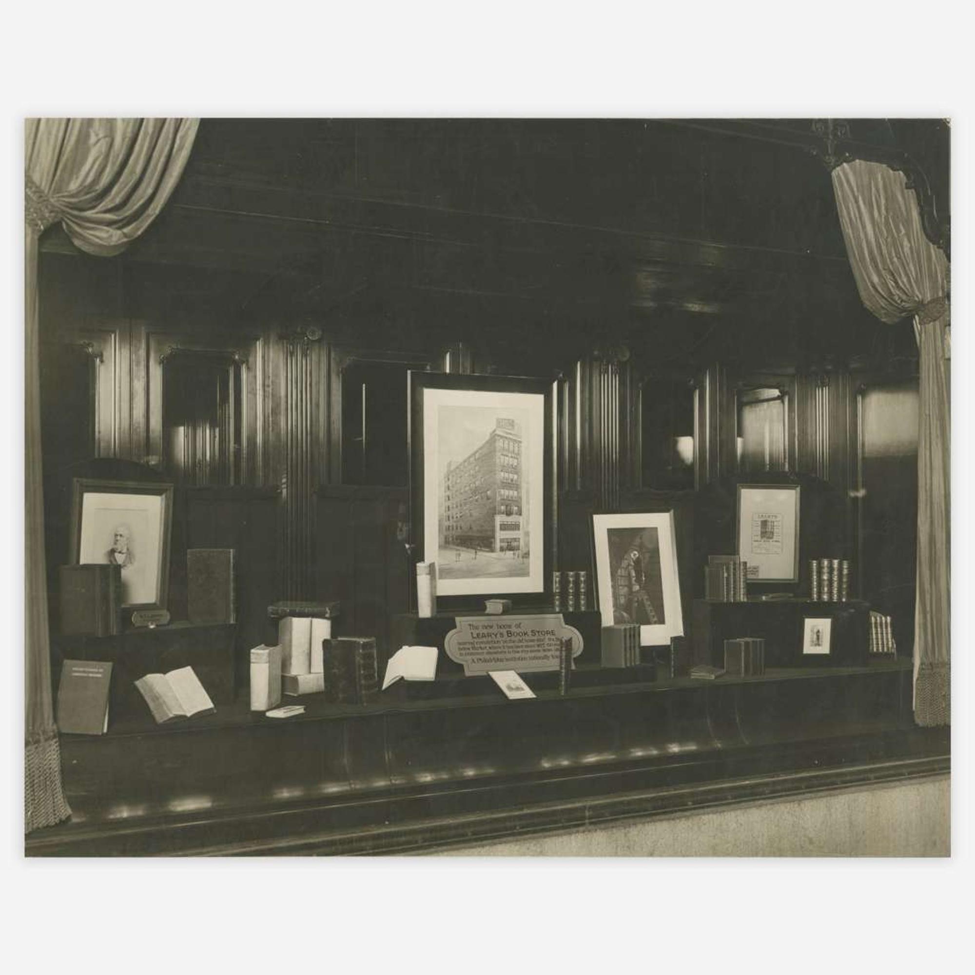 [Philadelphia] [Leary's Book Store] Portrait of Philadelphia Bookseller William A. Leary, Sr.