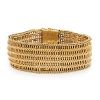 YELLOW GOLD LINK BRACELET