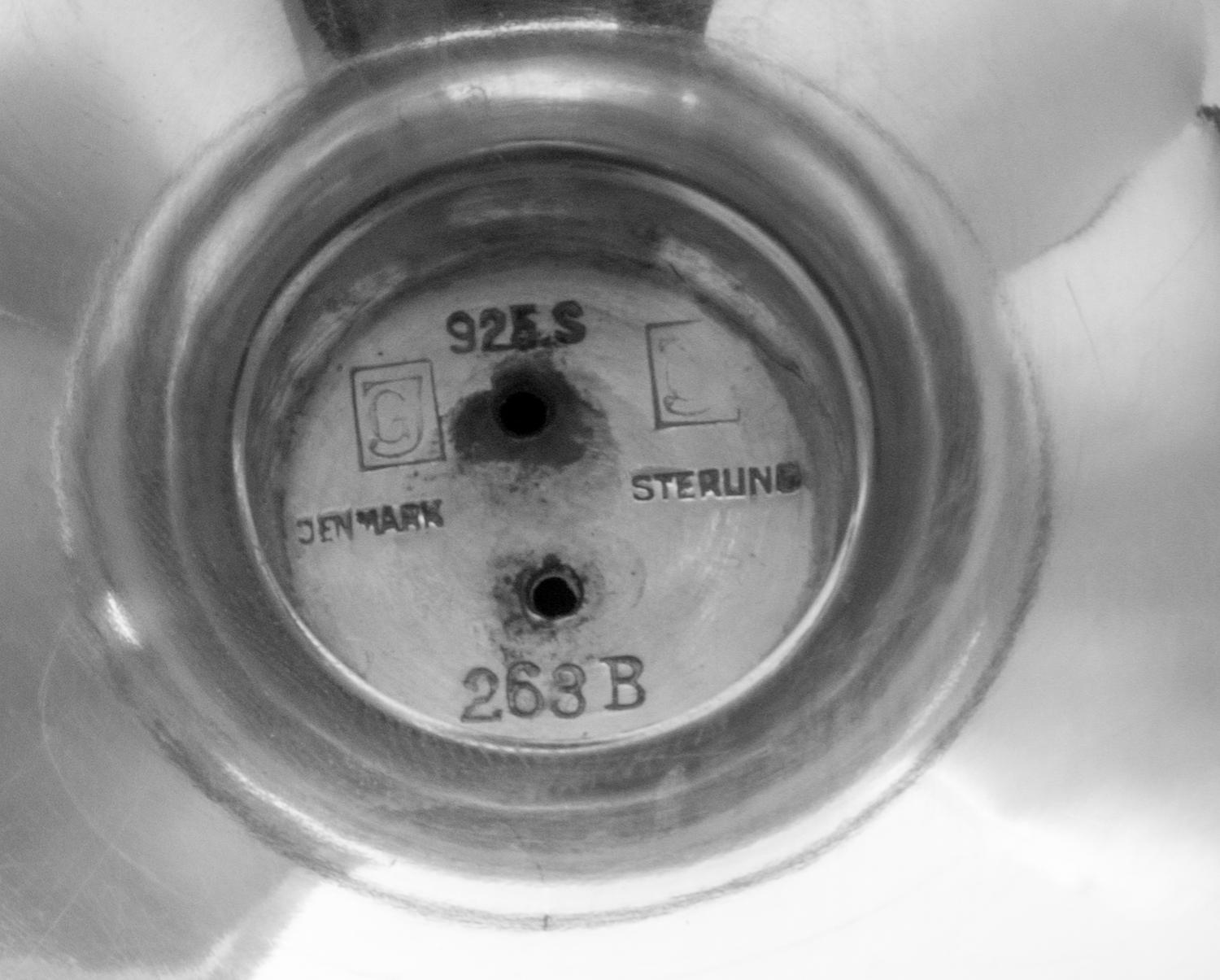 A Danish Silver Compote (Not on original listing.)