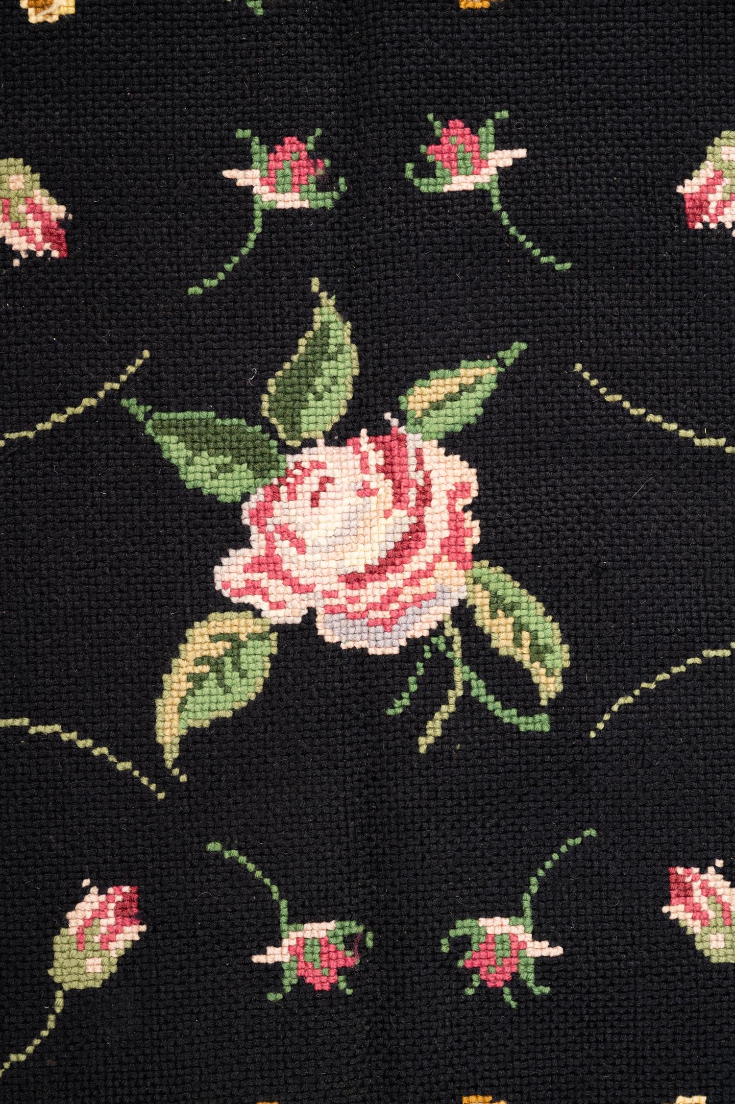 Two Needlepoint Rugs