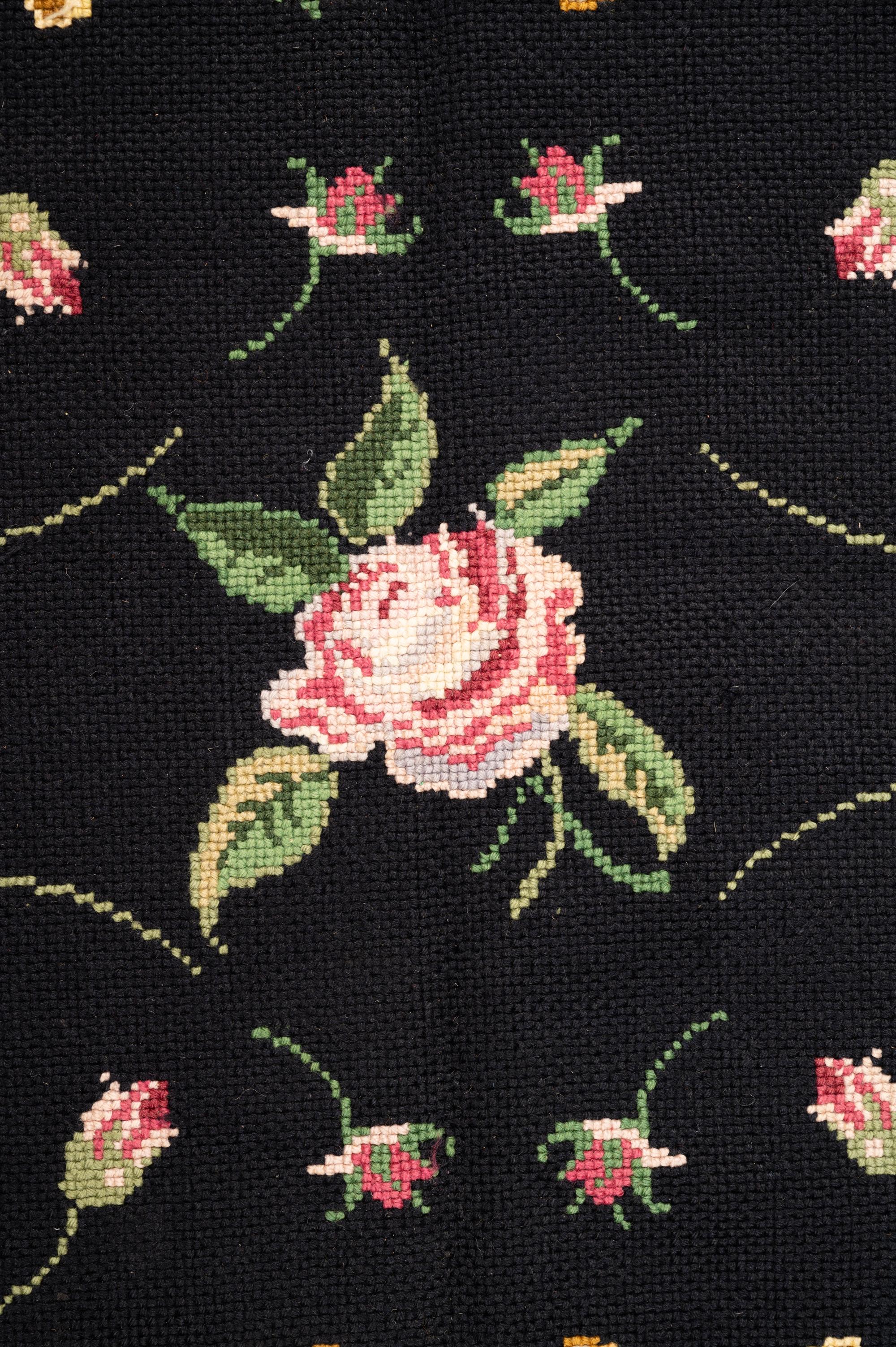 Two Needlepoint Rugs