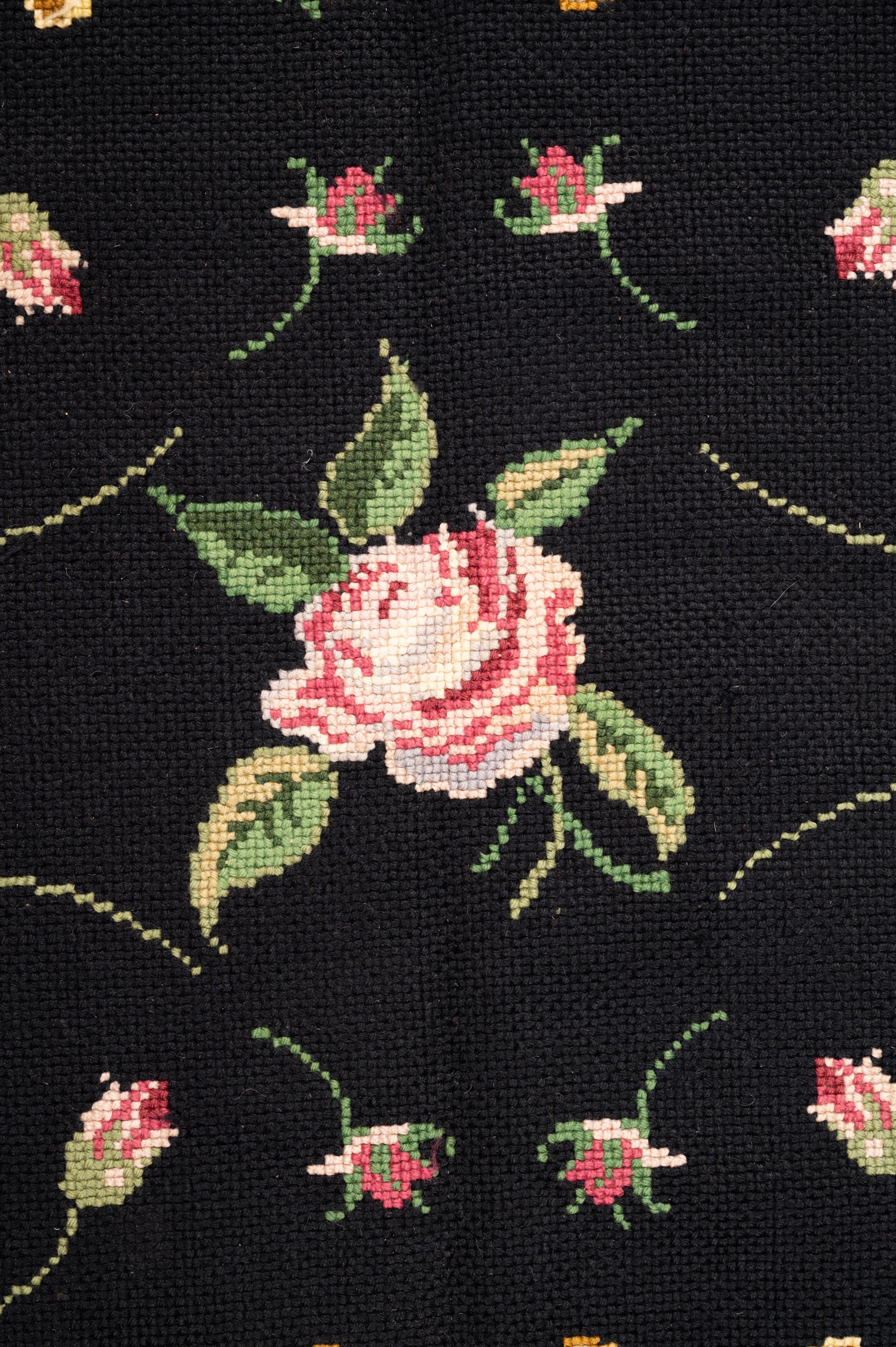 Two Needlepoint Rugs