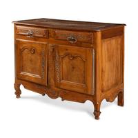 A French Provincial Walnut Serving Cabinet