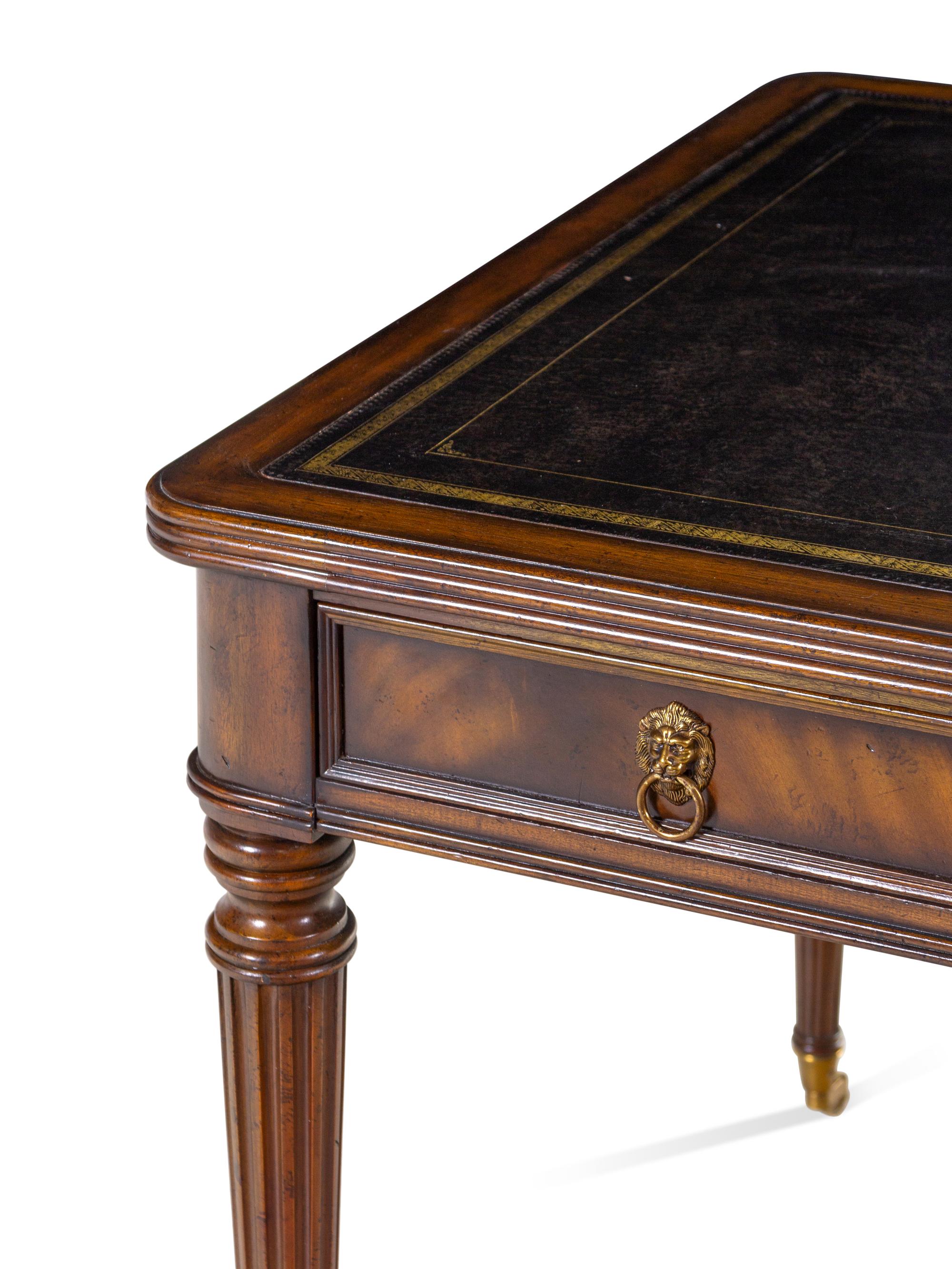 A Regency Style Mahogany Desk