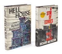 MATHESON, RICHARD. 2 signed works: Hell House (1971) and A Stir of Echoes (1958).