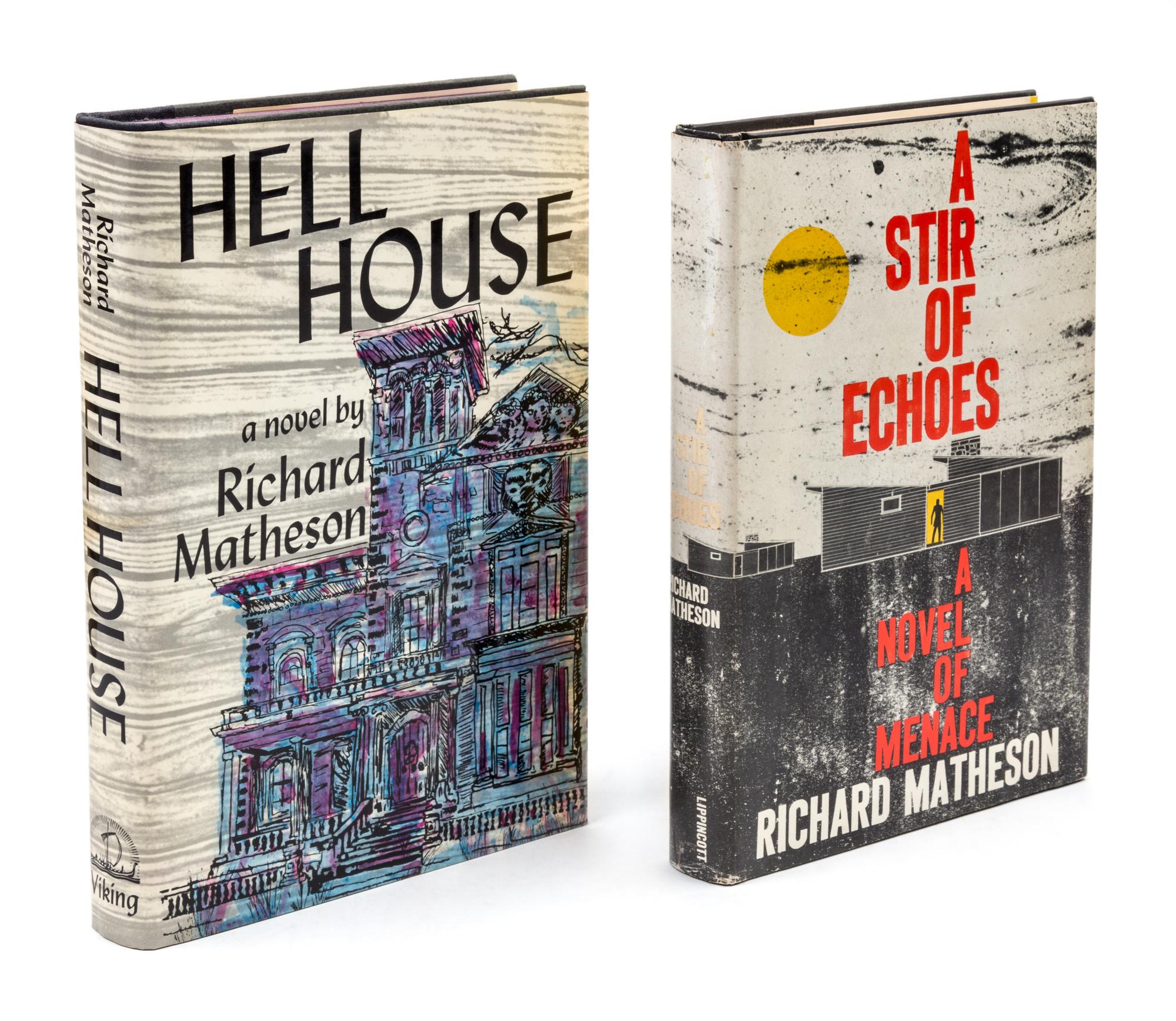 MATHESON, RICHARD. 2 signed works: Hell House (1971) and A Stir of Echoes (1958).