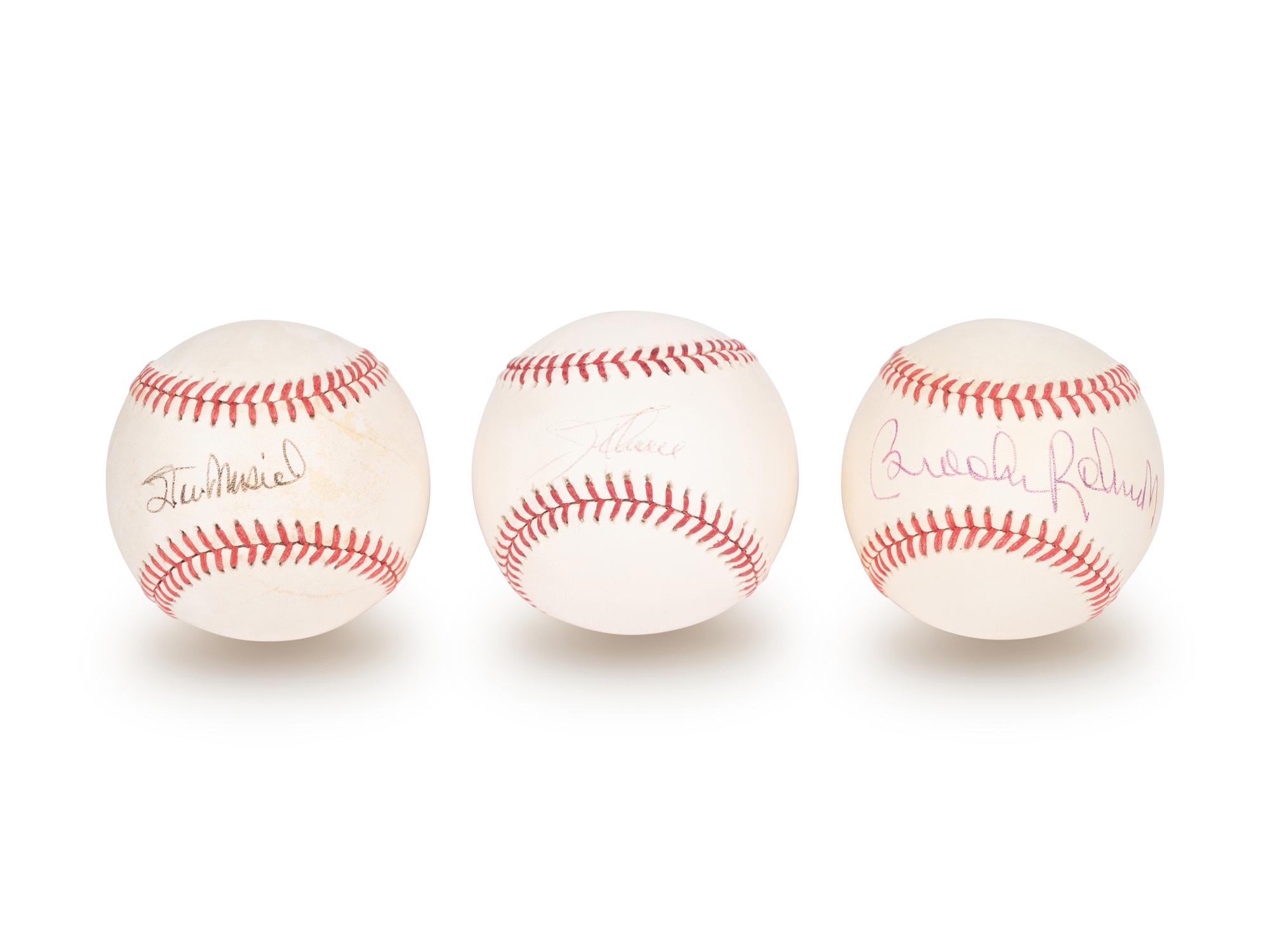 A Group of 12 Hall of Fame Signed Autograph Baseballs (Beckett Authentication Services BAS Certified),