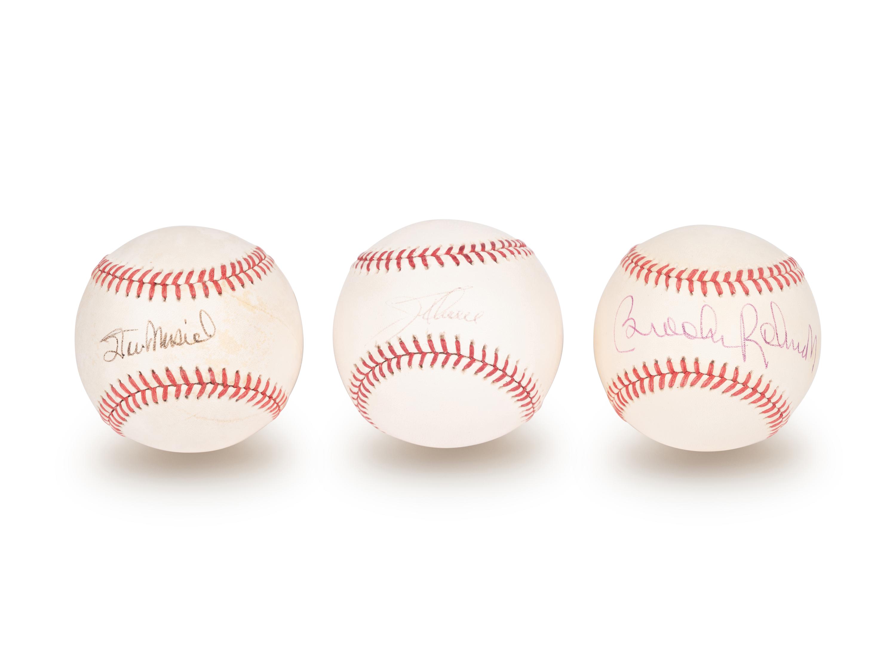 A Group of 12 Hall of Fame Signed Autograph Baseballs (Beckett Authentication Services BAS Certified),