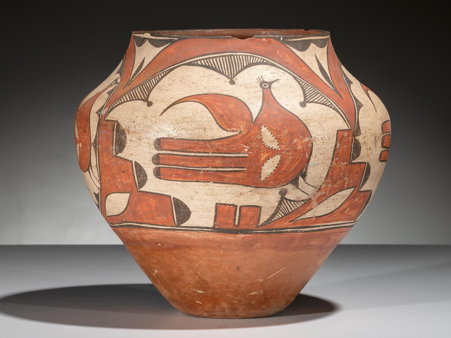 Zia Polychome Pottery Jar