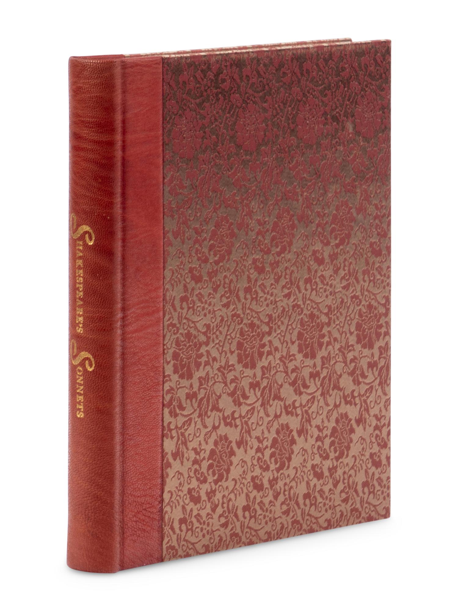 [FINE PRESS - ARION PRESS]. SHAKESPEARE, William (1564-1616). Sonnets . San Francisco: The Arion Press, 1997.