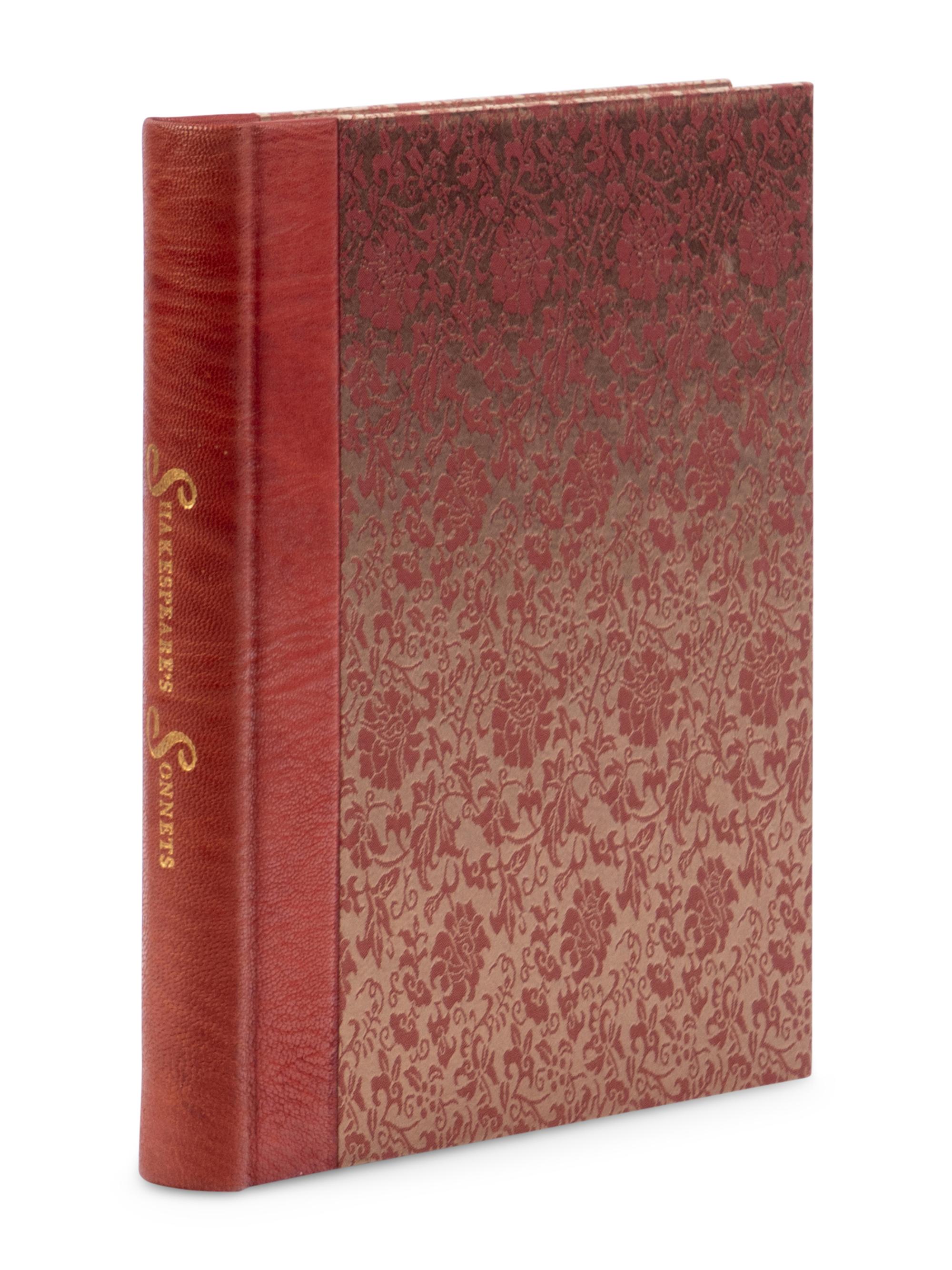 [FINE PRESS - ARION PRESS]. SHAKESPEARE, William (1564-1616). Sonnets . San Francisco: The Arion Press, 1997.