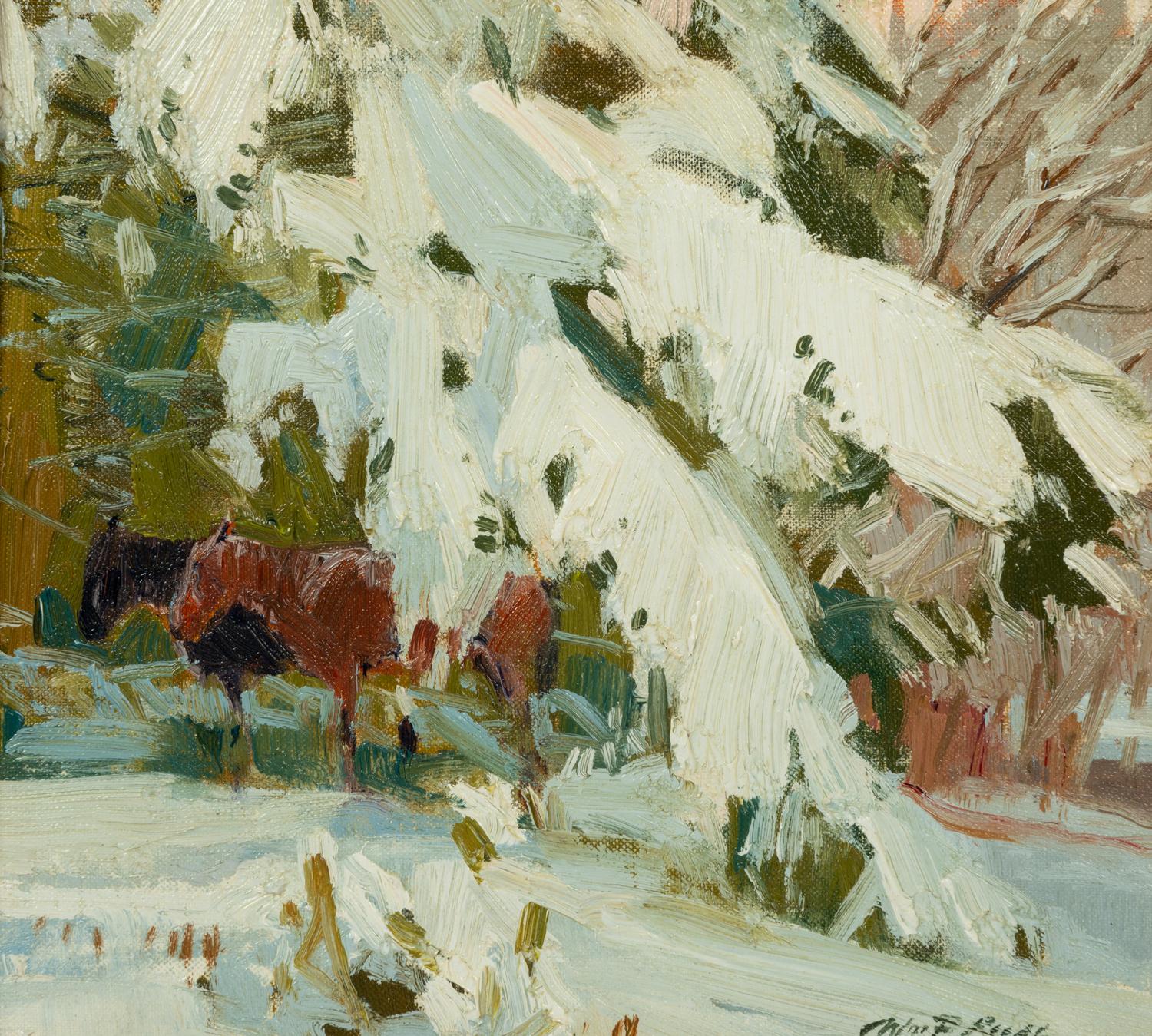 Four Works: Coming Storm, Shelter, As Brooke Make Rivers and Stormy Landscape