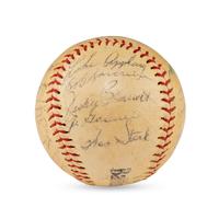 A 1963 Baltimore Orioles Team Signed Autograph Baseball