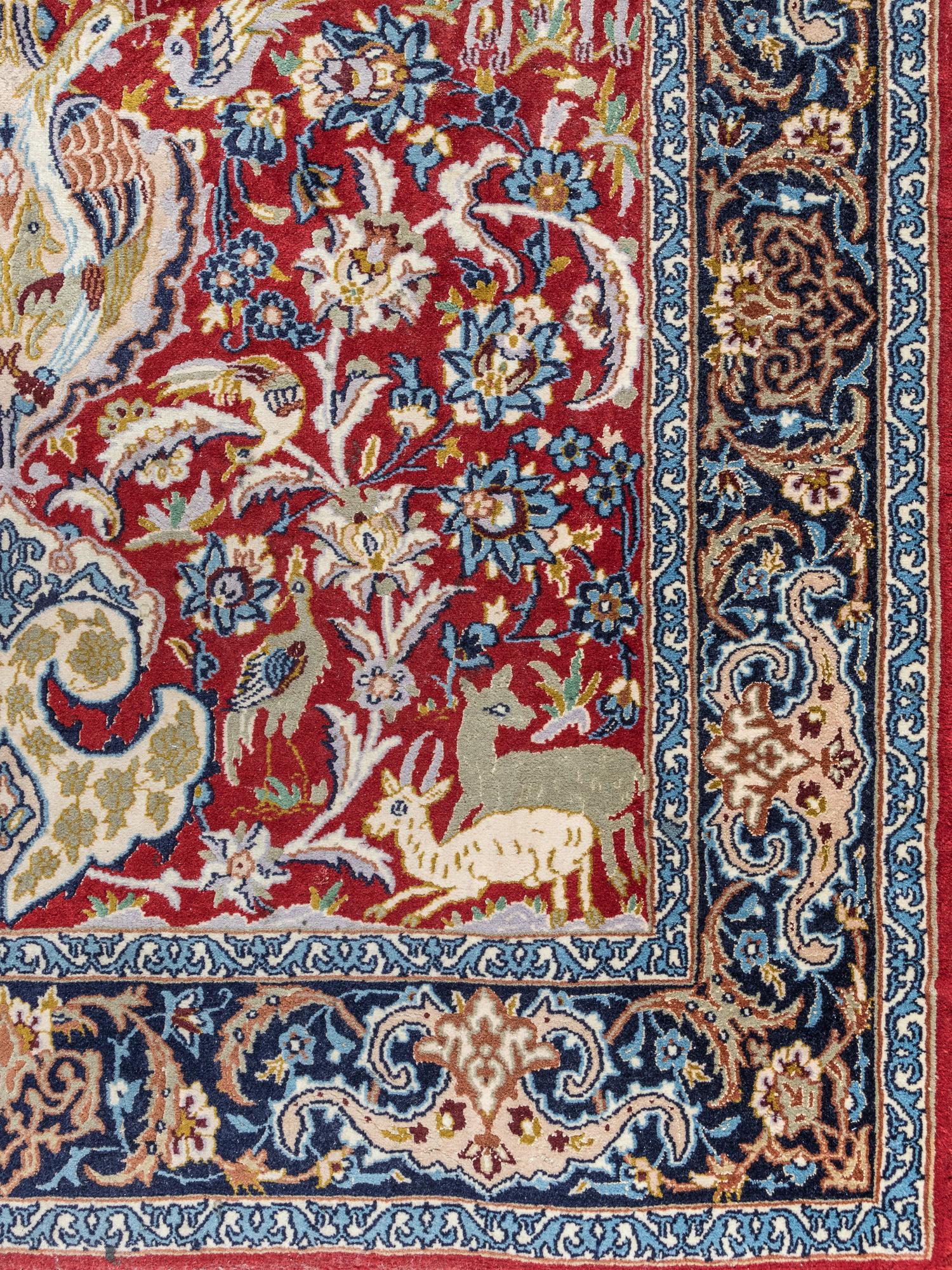 An Isfahan Wool Rug