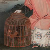 A Chinese Export Reverse Glass Painting, 19th Century — 清晚期 外銷鏡面玻璃畫