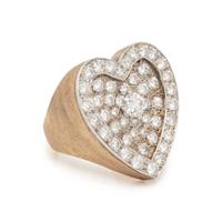 DIAMOND HEART RING