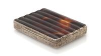 An Austrian Silver and Tortoise-Shell Cigarette Box, Maker's mark obscured, early 20th century, the sides engraved with foliate forms.