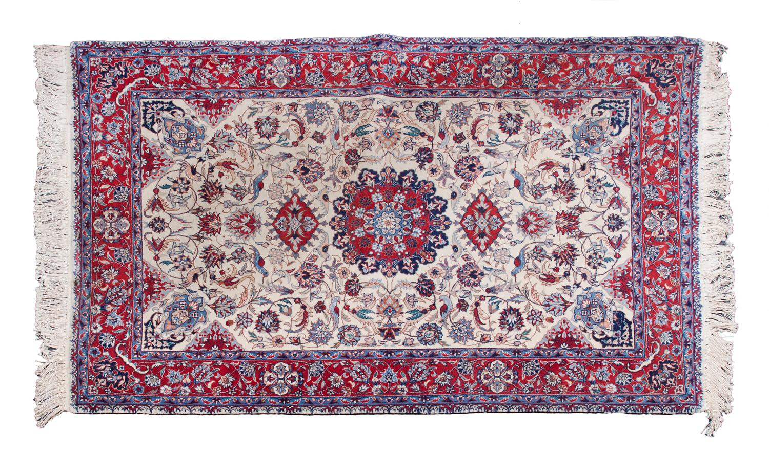 A Persian Wool Rug 6 feet 2 inches x 4 feet. — SECOND HALF 20TH CENTURY