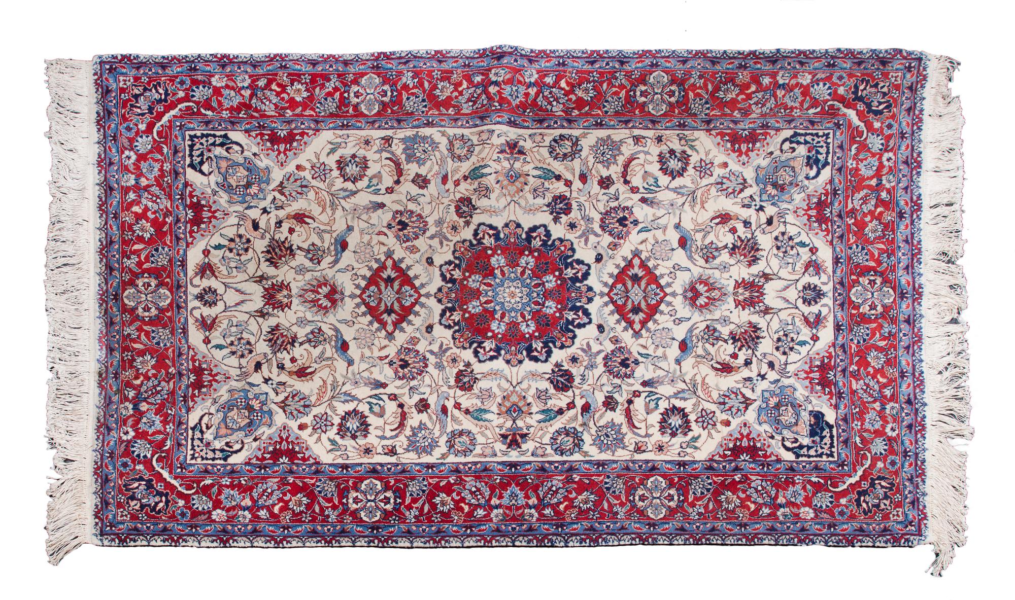 A Persian Wool Rug 6 feet 2 inches x 4 feet. — SECOND HALF 20TH CENTURY