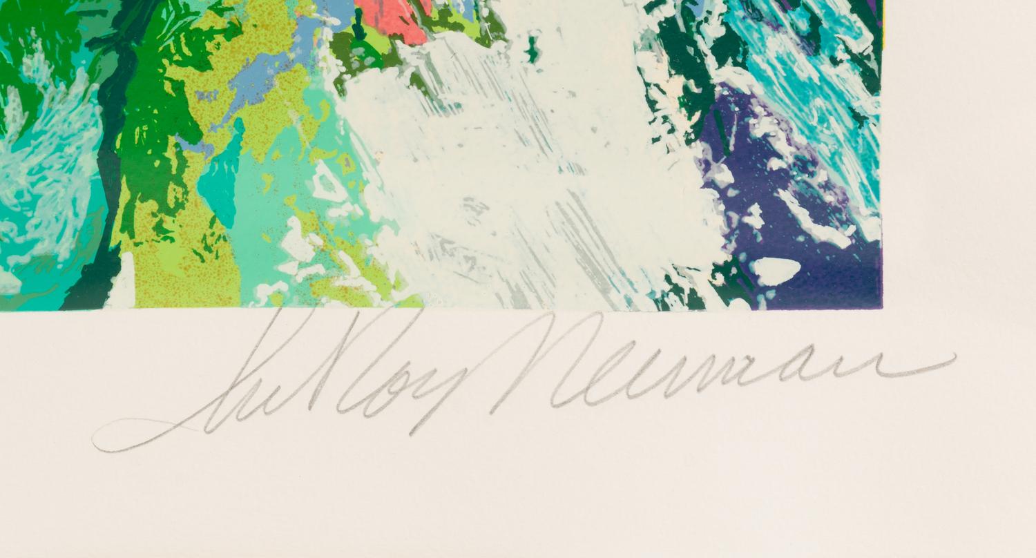 A 2007 Joe Namath "Hand Off Super Bowl III" LeRoy Neiman Serigraph,