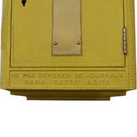 An Iron Mail Box 13.5" W x 9" D x 17.5" H, — France, Circa 1920