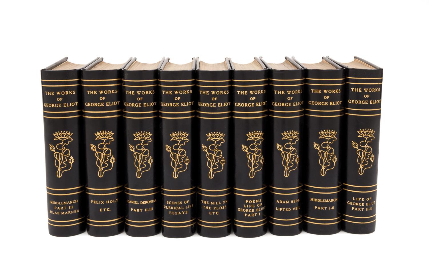 ELIOT, George (1819-1880). Works . Chicago and New York: Nathaniel Moore, publisher, n.d.