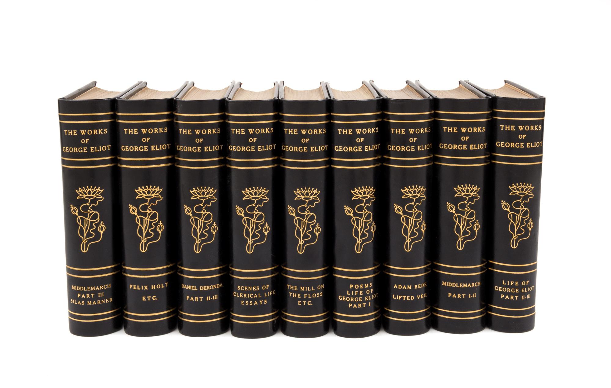ELIOT, George (1819-1880). Works . Chicago and New York: Nathaniel Moore, publisher, n.d.