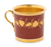 An Alexander III Imperial Porcelain Factory Teacup fom the 'Guriev' Service