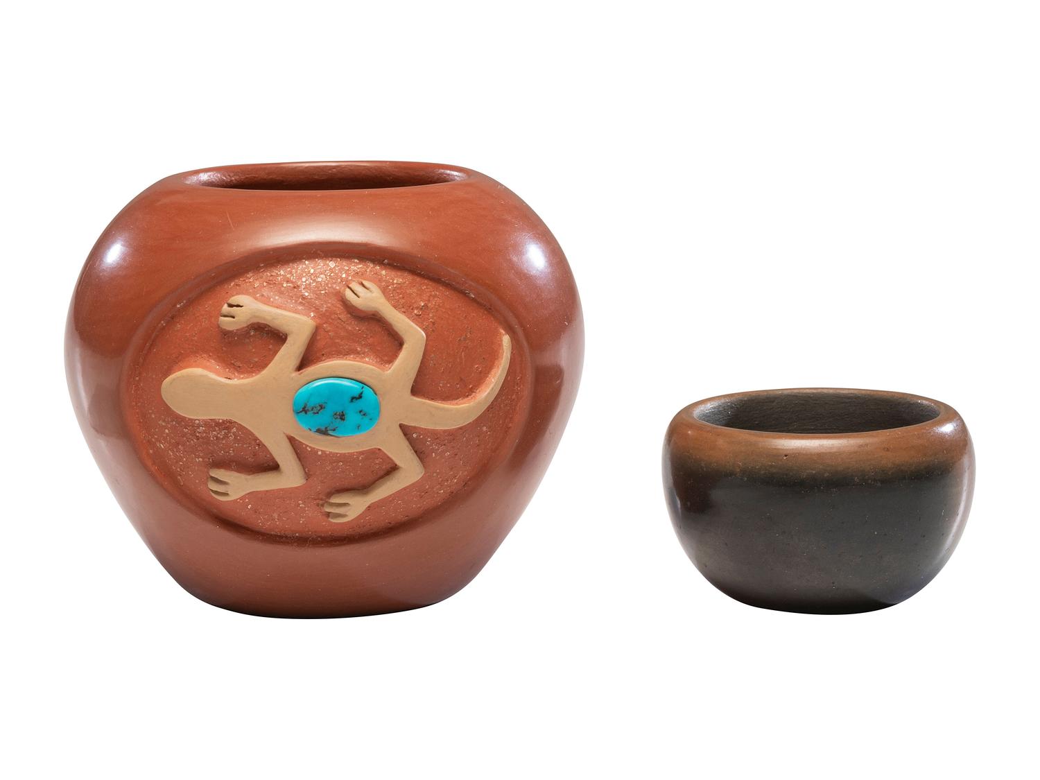 Pair of Pottery Jars