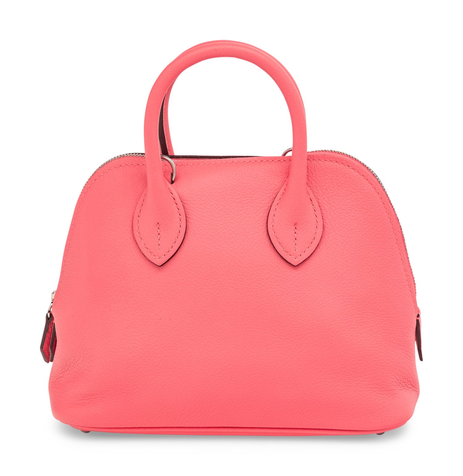 HERMÈS VERSO MINI BOLIDE 1923 IN ROSE EVERCOLOR