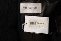 Valentino Gown in Black Leather and Lace, 2012