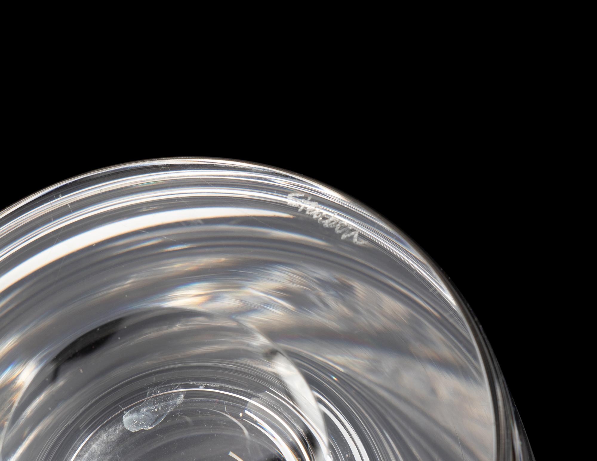A Group of Three Glass Decanters