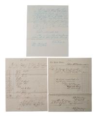 [CIVIL WAR-NEW YORK]. A group of letters and documents relating to New York regiments, comprising: