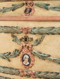 An Italian Painted Chest of Drawers