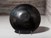 Blackware Pottery Plate, with Gunmetal Finish 1925-1943